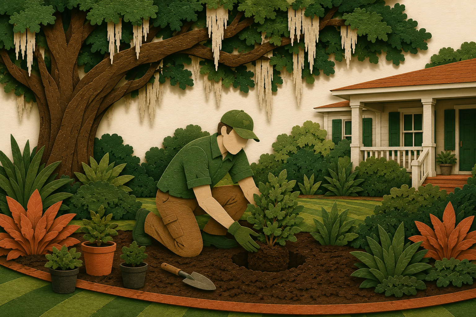 Plantation service for new garden beds in Johns Island SC