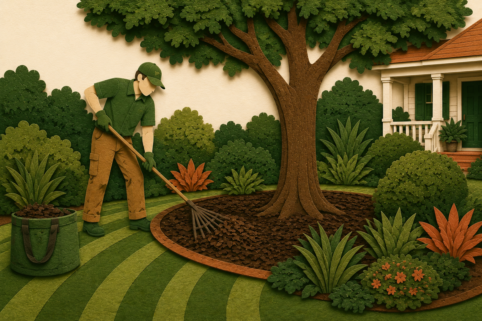 Professional mulching service in Johns Island SC